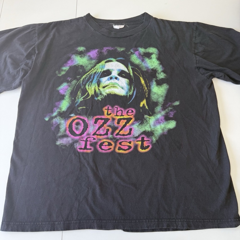 Vintage The Ozz Fest‎ 96-97 Tour Shirt Ozzy Osbourne Black Sabbath Size XL 90s